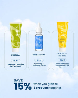 NARRA Soft Launch Trio – essential marine skincare combo to start your routine