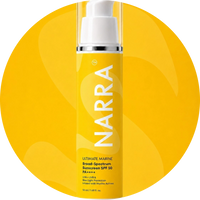 Protect daily with NARRA Ultimate Marine — broad spectrum SPF 50 PA++++, non-greasy, made for Indian skin and climate.
