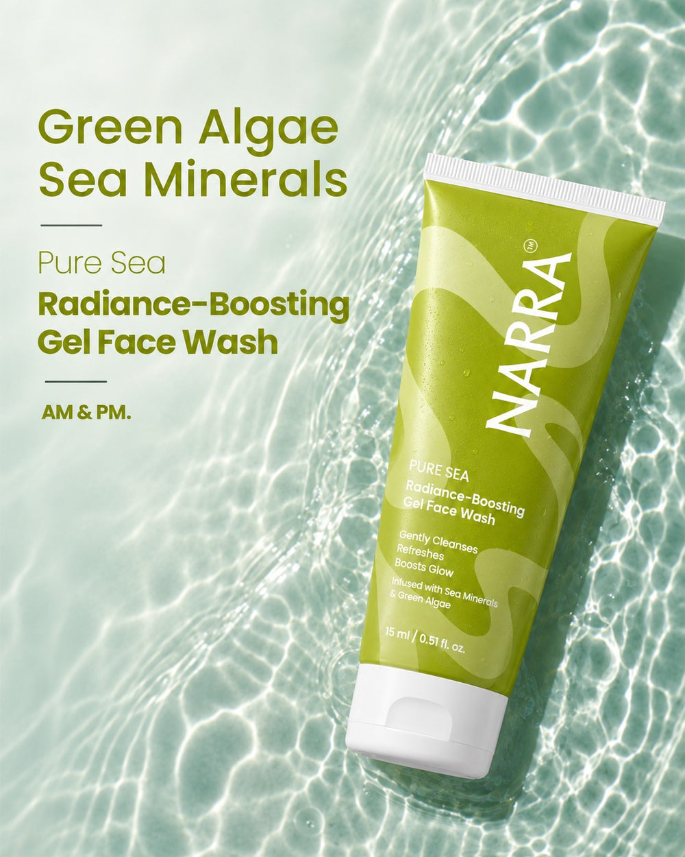 Pure Sea - Radiance Boosting Gel Face Wash - Trial Pack