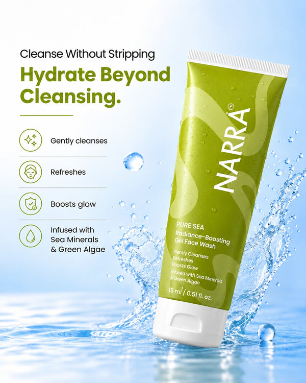 Pure Sea - Radiance Boosting Gel Face Wash - Trial Pack