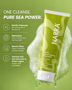 Pure Sea - Radiance Boosting Gel Face Wash - Trial Pack