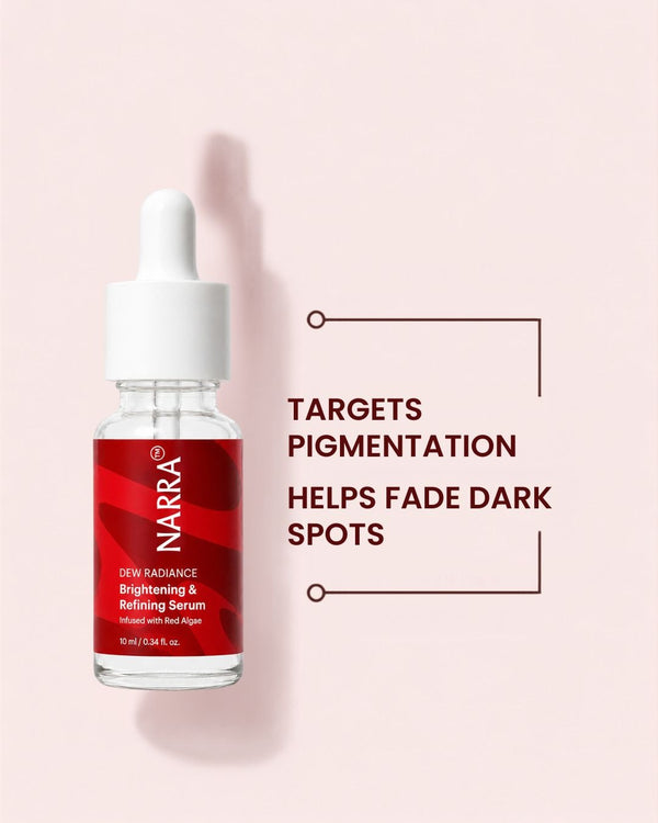 NARRA Dew Radiance – brightening marine serum for dull, uneven skin tone