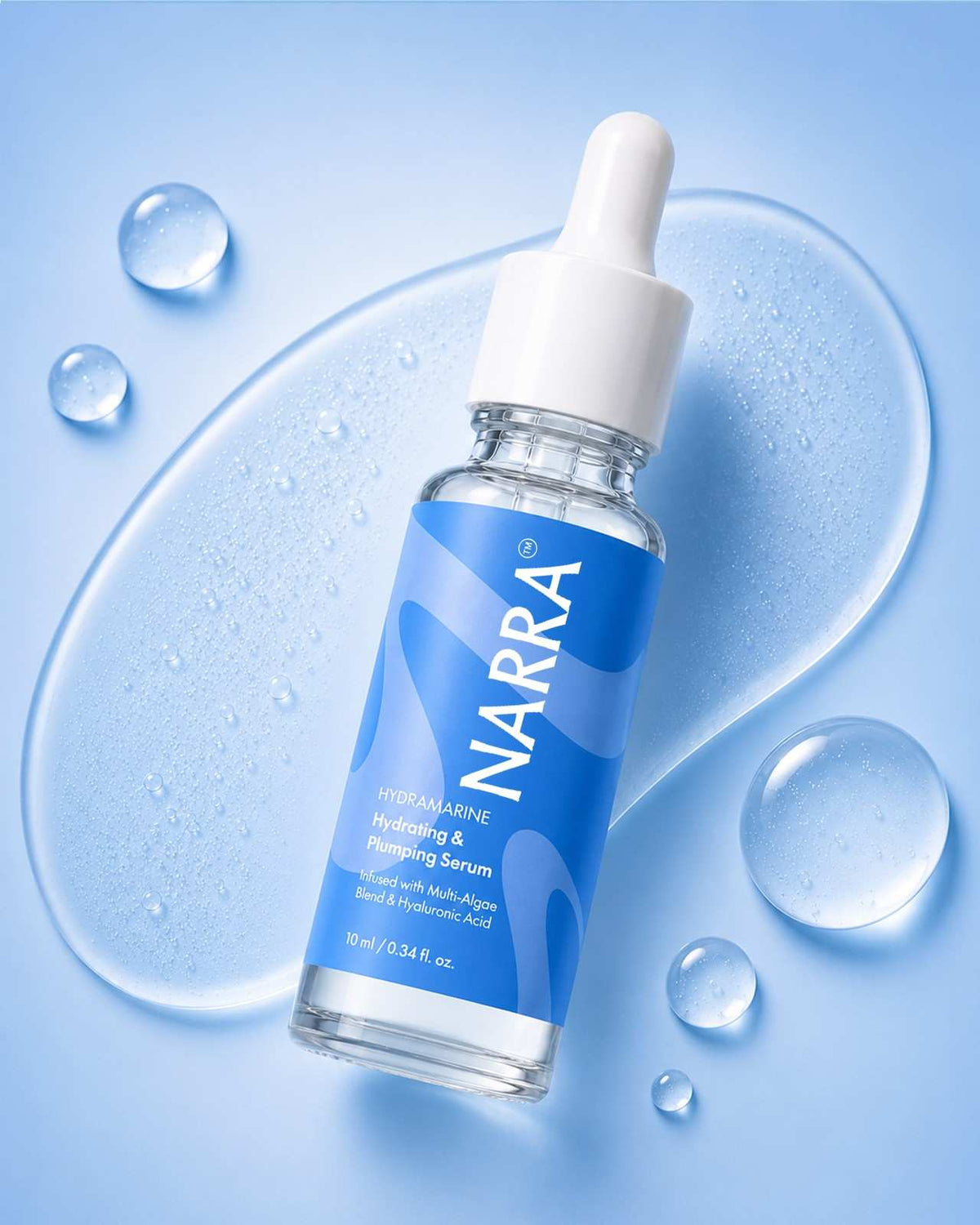 NARRA HydraMarine hyaluronic acid serum bottle