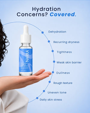 NARRA HydraMarine – hydrating plumping serum for dry, dehydrated skin