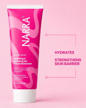 NARRA Marine Glow – lightweight hydrating gel-cream moisturiser for daily glow