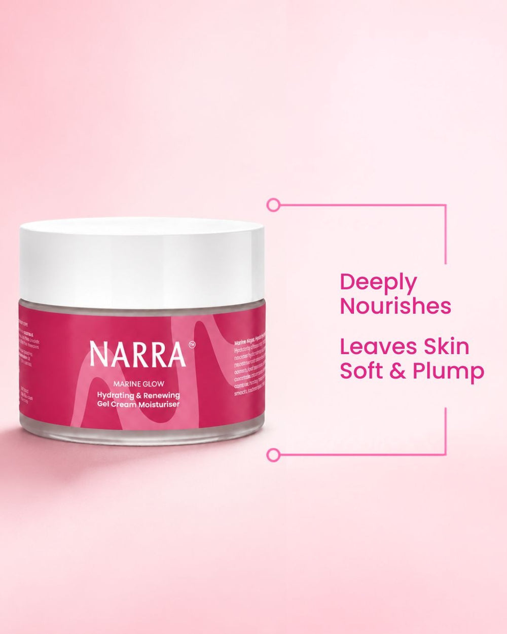 NARRA Marine Glow – lightweight hydrating gel-cream moisturiser for daily glow