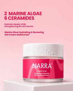 NARRA Marine Glow – lightweight hydrating gel-cream moisturiser for daily glow