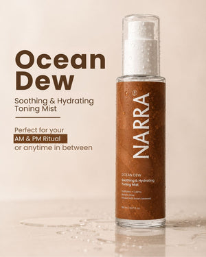 NARRA Ocean Dew – soothing marine toning mist for hydrated, balanced Indian skin