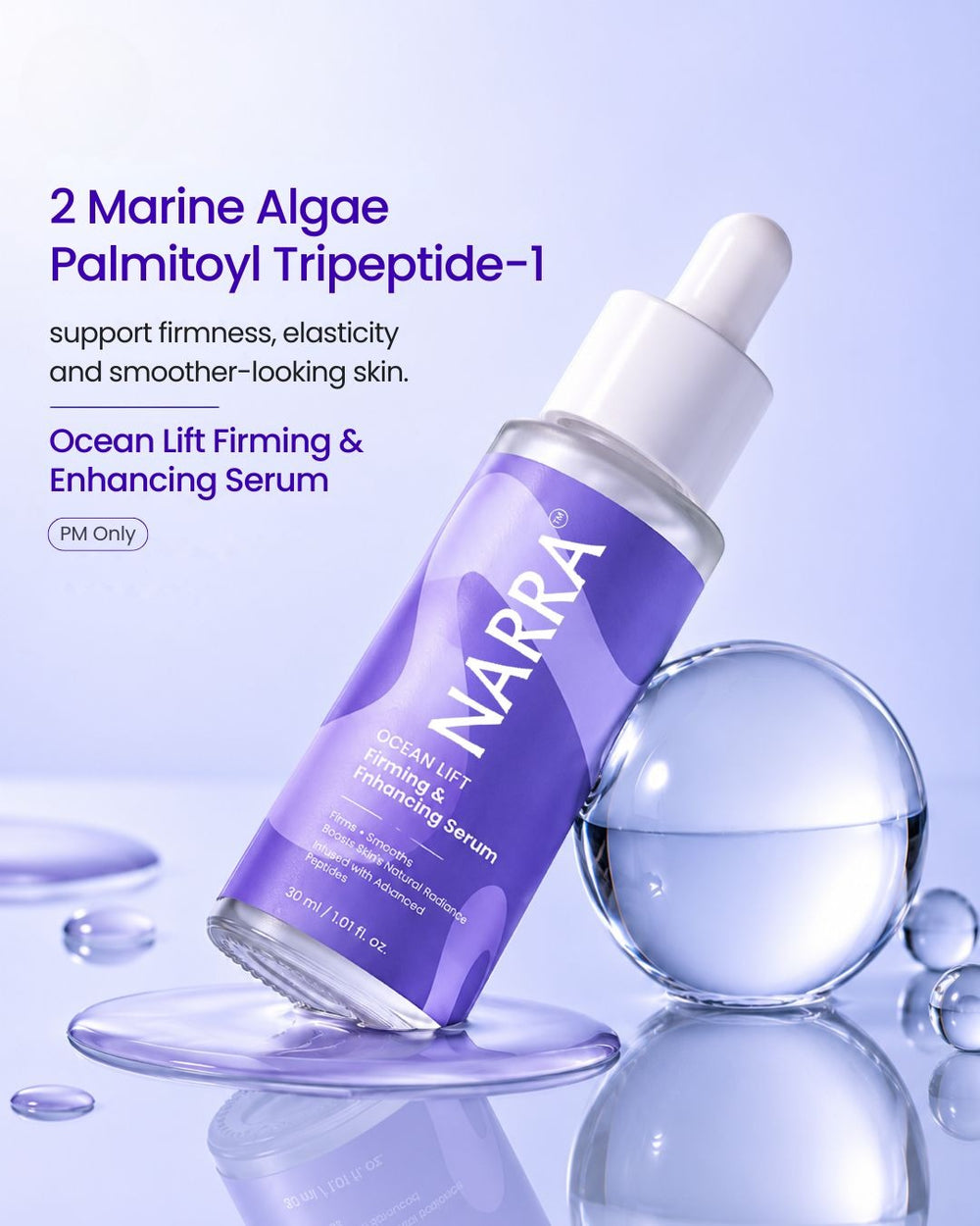 NARRA Ocean Lift – firming marine serum that boosts skin elasticity and glow