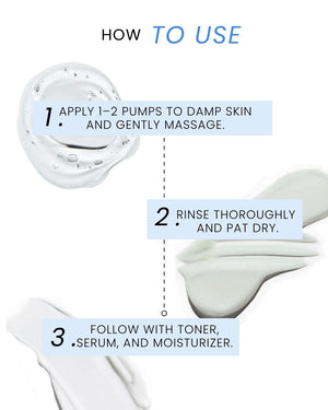 NARRA Sea Balance – purifying marine foaming face wash that deep-cleans and controls oil for oily skin