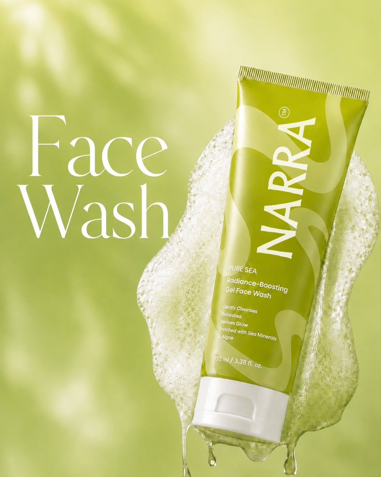 NARRA Complete Marine Ritual – 4-step face wash, firming serum, moisturiser & SPF routine for Indian skin